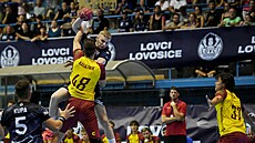 Lovosice, 7.9. 2024, Lovosice - Dukla Praha, 1. kolo házené mu��, hráno na...
