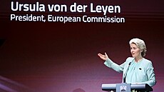 P�edsedkyn� Evropské komise Ursula von der Leyenová. (2. zá�í 2024)