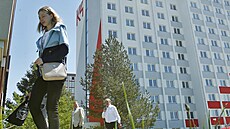 Nov opravená kolej K4 bude studentm slouit od nového akademického roku.