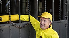 Klimati�tí aktivisté z hnutí Extinction Rebellion blokují Rijksmuseum v...