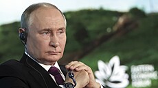 Ruský prezident Vladimir Putin na ekonomickém fóru ve Vladivostoku (5. zá�í...