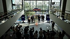 P�edsedkyn� TOP 09 Markéta Pekarová Adamová p�edstavily stranické lídry pro...