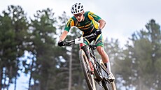 Jihoafrický cyklista Alan Hatherly v závod mistrovství svta horských kol v...