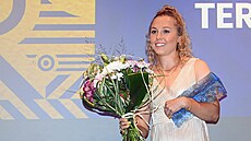 Tereza Voborníková jako vít�zka ankety Biatlonista roku