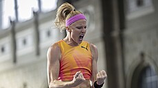 Sandi Morrisová p�ekonala la�ku na cury�ském mítinku.