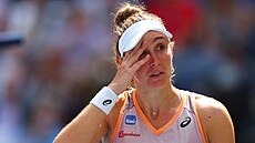Beatriz Haddadová Maiaová ve �tvrtfinále US Open