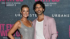 Justin Baldoni a jeho man�elka Emily Baldoni v New Yorku (6. srpna 2024)