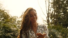 Princezna Kate na videu oznamujícím, e ukonila chemoterapii. (9. záí 2024)