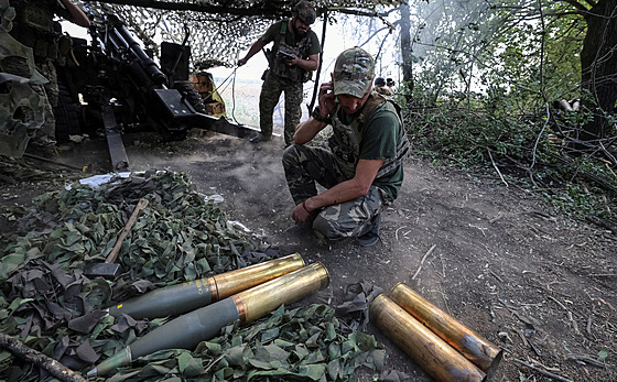 Ukrajin�tí d�lost�elci nedaleko Pokrovsku (5. zá�í 2024)