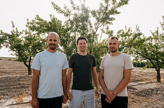 Zleva Matj Zavoral, Luká Medek , Marek Dyntera