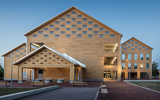 Stavba z d�ev�ných CLT trám� m��e být minimalistická a moderní a doká�e se...