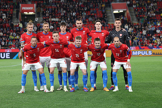 etí fotbalisté ped zápasem s Ukrajinou.