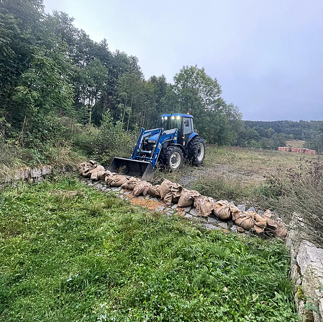 Stavní preventivních zábran ve Zdislav  (13.9.2024)