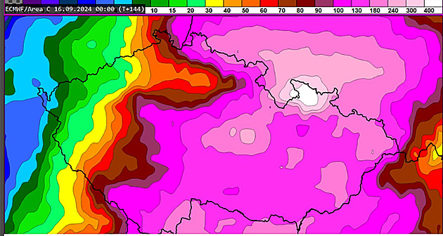Na Moravě za den napršelo až 60 mm. Řeky jsou na prvních stupních