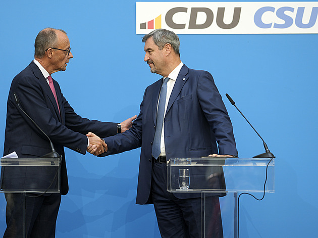 Příštím kancléřem může být Merz, povede CDU/CSU do voleb. Söder ustoupil