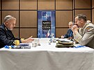f Vojenskho vboru NATO Rob Bauer a nelnk Generlnho tbu Karel ehka v...