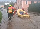 Hanuovice, Hemanovice. Voda ochromila obce na Morav