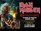 Plak�t na koncert Iron Maiden