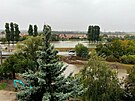 �idlochovice na Brn�nsku zaplavuje v sobotu 14. z��� 2024 voda z �eky Svratky a...