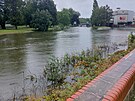 Protipovodov zdka ve Vesel nad Lunic. Bude zleet na kadm centimetru,...