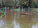 V Dalen na rsku vystoupala eka Svratka na tet povodov stupe....