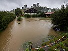 Povodov situace ve Zdoov v Teplicch nad Metuj.