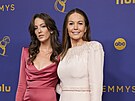Eleanor Lambertová a její matka Diane Lane na cenách Emmy v Los Angeles (15....