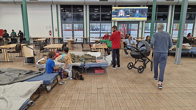 Ostravsk centrln evakuan centrum na vstaviti ern louka