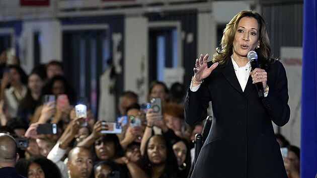 Kamala Harrisov� kr�tce po televizn� debat� na ABC News (11. z��� 2024)