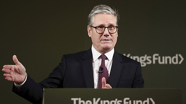 Keir Starmer na konferenci think-tanku King�s Fund (12. z��� 2024)