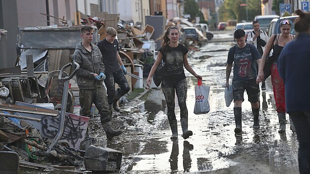 Opava, klid msta po odpadnut povodov vody.  (19. z 2024)