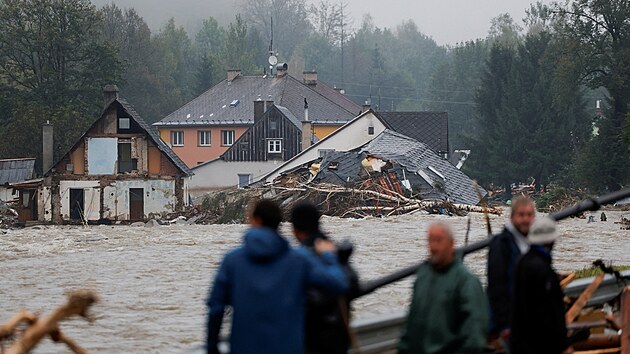 N�sledky povodn� v Jesen�ku. (16. z��� 2024)