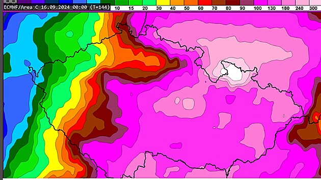 Meteorologov zveejnili rzn pedpovdn modely o monm ptenm (13. z) hrnu srek. (12. z 2024)
