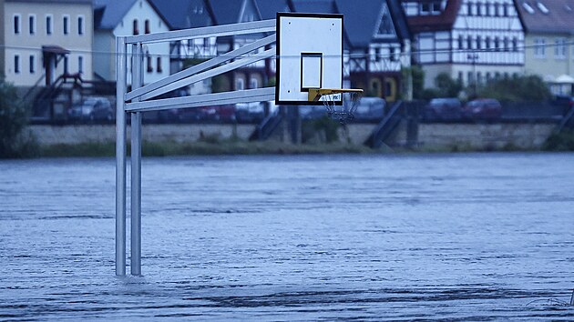 Zatopen� basketbalov� h�i�t� v n�meck�m Bad Schandau (16. z��� 2024)