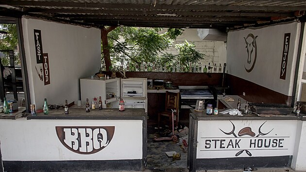 BBQ restaurace ve vznici Tocorn ve venezuelskm stt Aragua, kde vldl gang...