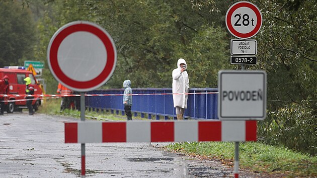 Uzaven most na esko-polsk hranici v Opav - Vvrovicch. (14. z 2024)