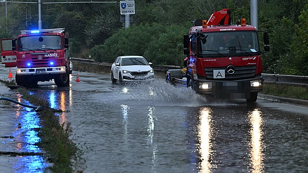 Brno se potk s nsledky vydatnch de. (13.9.2024)