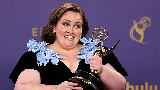 Jessica Gunningov� z�skala svou prvn� cenu Emmy (Los Angeles,15. z��� 2024)