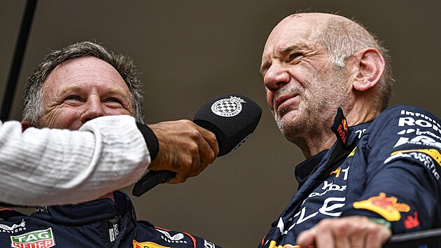 Jet v ervenci vystupoval Adrian Newey za stj Red Bull Racing.