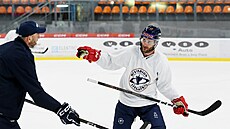 Jan Eberle na tréninku Litom��ic.