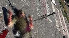 Popravený ukrajinský zajatec