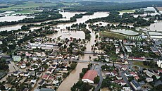 Zaplavené m�sto Litovel. (16. zá�í 2024)