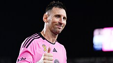 Lionel Messi z Interu Miami po zápase proti Philadelphii Union.