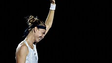 Tenistka Marie Bouzková slaví v prvním kole turnaje v Guadalaja�e.