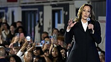 Kamala Harrisová krátce po televizní debat na ABC News (11. záí 2024)