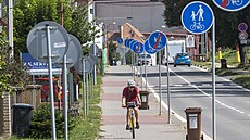 Konec, za�átek, konec za�átek... Cyklostezku v uherskohradi��ské místní �ásti...