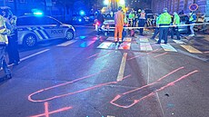 Smrtelná autonehoda v Praze p�i ní� zem�ela mladá �ena. (13. zá�í 2024)