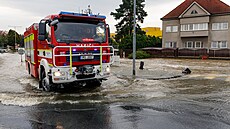 Zaplavené msto Litovel na Olomoucku. (16. záí 2024)