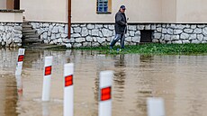 Zaplavené m�sto Litovel na Olomoucku. (16. zá�í 2024)