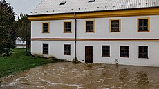Zaplavené m�sto Litovel na Olomoucku. (16. zá�í 2024)